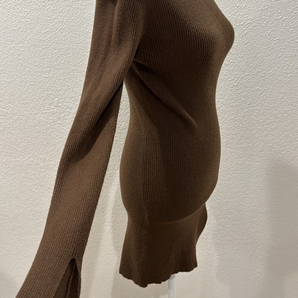 Zara slim fit long sleeve shirt/dress size small - Picture 3 of 7